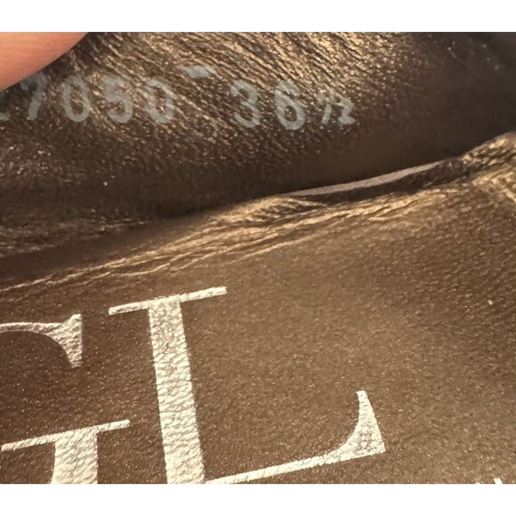 AGL Attilio Giusti Leombruni Navy Blue Ballet Flat Women EU 36.5 US 6.5 Beaded - Picture 11 of 16